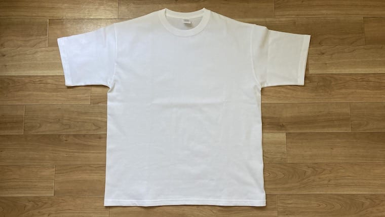 ユナイテッドアスレ 9.1オンス マグナムウェイト ビッグシルエット Tシャツ ホワイト Lサイズ